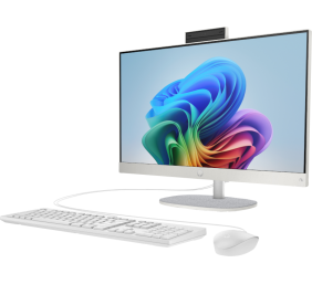 HP 24 AiO 24-cr0072ny Kompiuteris 23.8'' FHD IPS i5-1334U 16GB 512GB SSD FreeDos, Shell White
